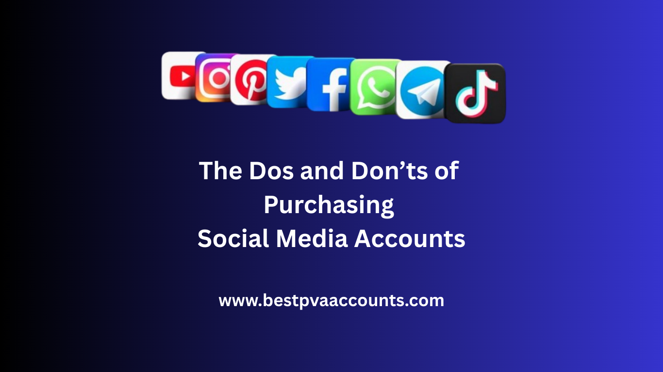 Purchasing Social Media Accounts