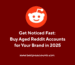 Buy aged Reddit accounts