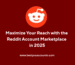 Reddit account marketplace