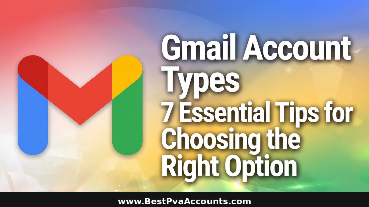 Gmail Account Types