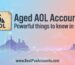 aged AOL accounts